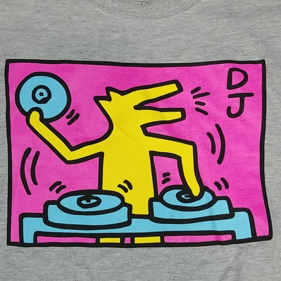 Keith Haring DJ Tee NWOT - Picture 2 of 3